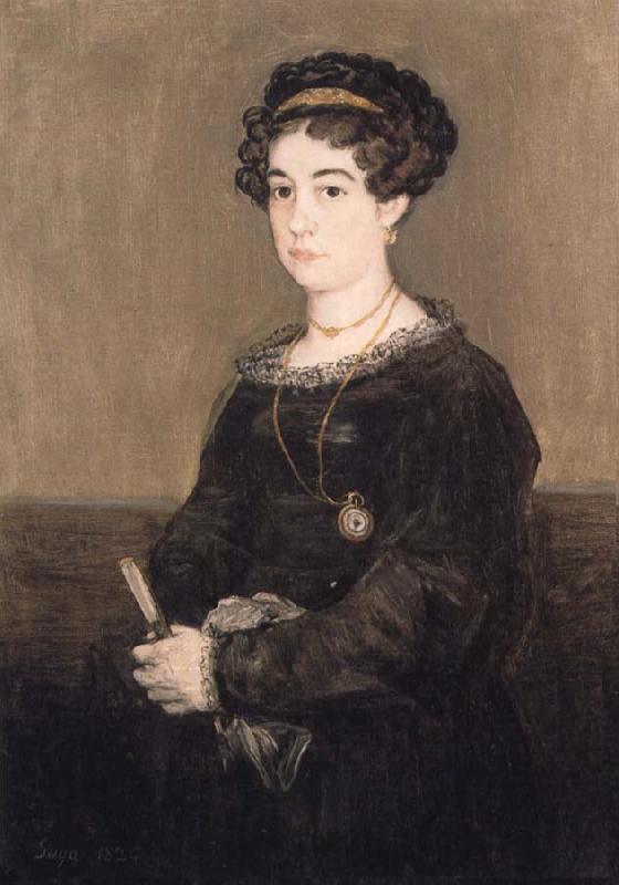 Francisco Goya Dona Maria Martinez de Puga oil painting image